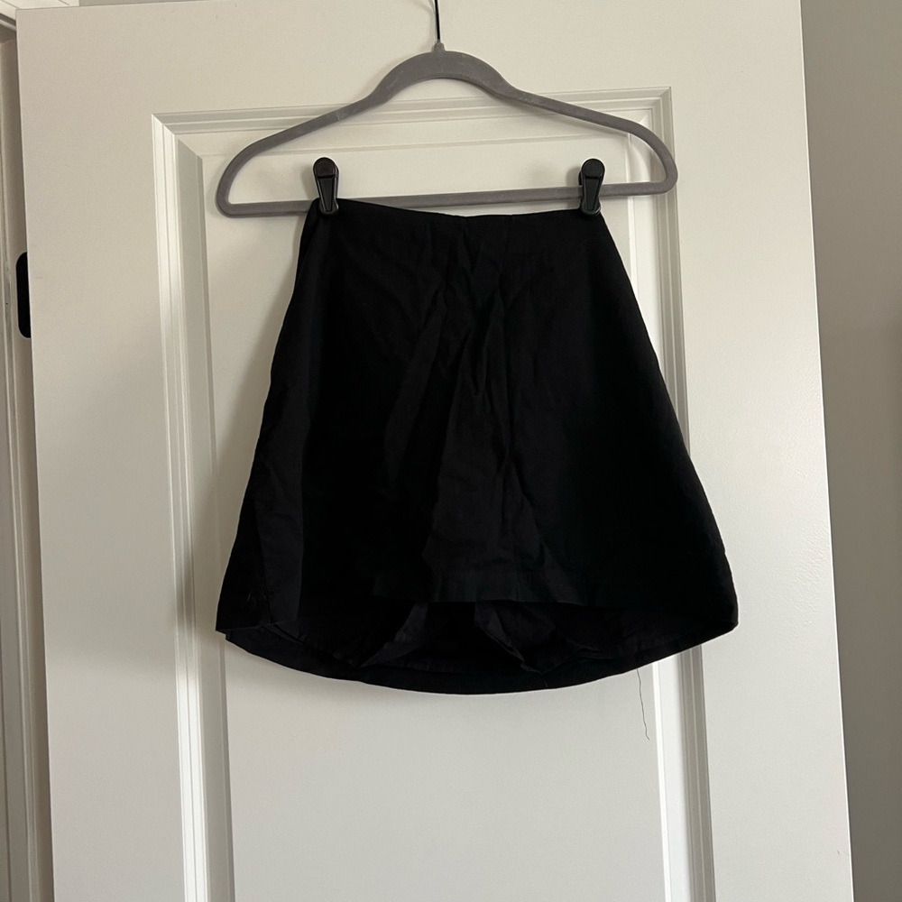 Black Mini Skort